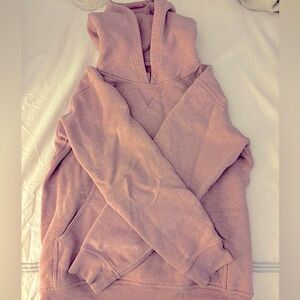 lululemon all yours hoodie
light pink 
perfect condition 
size 6